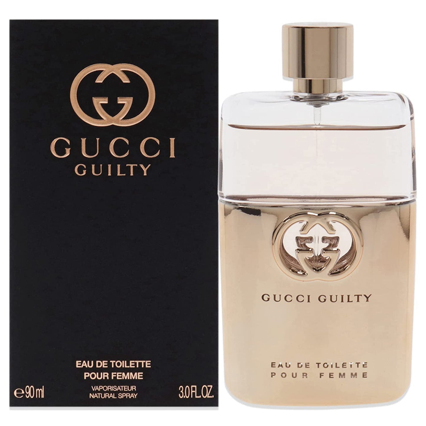 Gucci Guilty Pour Femme Eau de Parfum Spray for Women - 3 Oz & Guilty Eau De Toilette Spray for Women, 3 Fl Oz