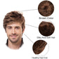 BERRYLION Short Brown Mens Wig|Costume Wigs for Men|Synthetic Mens Wigs for Daily Use