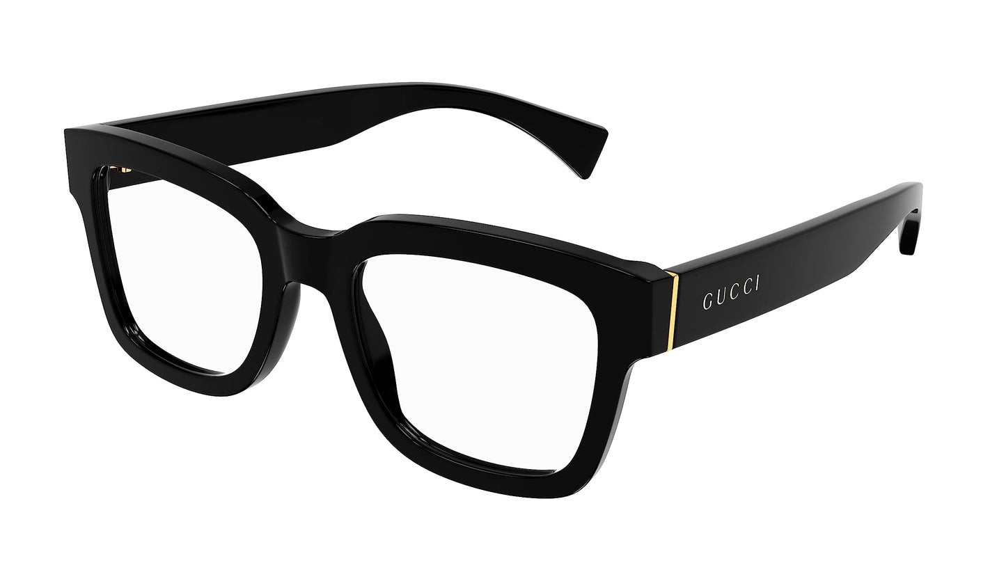 Gucci GG1138O Black Gold 52/20/145 unisex Eyewear Frame