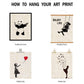 INFUNLY Set of 9 Banksy Wall Art Print Unframed Panda Banksy Canvas Pictures Graffiti Street Wall Art Banksy Posters Inspirational Quotes Street Pop Art Wall Poster 8x10 for Bedroom Living Room