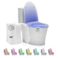 ZSZT Toilet Bowl Night Lights Motion Activated, Smart Inside Toilet Bowl Light LED 8 Colors, Light Detection Function - Glow in The Dark let Your Toilet is Easy to Use