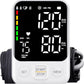 Blood Pressure Monitor Upper Arm Blood Pressure Monitors for Home Use BP Machine with 2x120 Reading Memory Adjustable Arm Cuff 8.7"-15.7" LED Background Light Large Display with Storage Bag - White