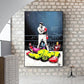 XuFan Muhammad Ali VS Hulk Street Art Canvas Paintings on the Wall PoP Art Boxing Posters and Prints Graffiti Art Pictures Home 40x60cm No Frame