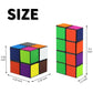 Yeefunjoy Star Cube Magic Cube Set, 2 in 1 Colorful Infinity Cube, Stress Anxiety Relief Creative Decompression Cube, Transforming Cubes Magic Puzzle Cubes for Kids and Adults