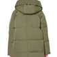 Orolay Women's Thickened Down Jacket Hooded Long Puffer Coat for Winter Green S