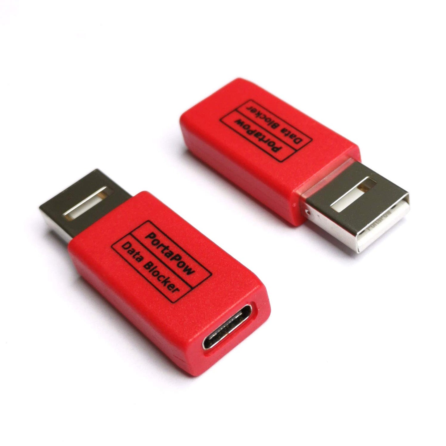 PortaPow USB-A to USB-C Data Blocker