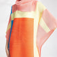 XITAO Fashion Folds Dress Turtleneck Contrast Color Splicing Bat Wing Sleeve Pullover Dress Temperament Summer New SMH1781
