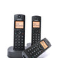 Panasonic KX-TGC312EB Digital Cordless Phone with Nuisance Call Blocker - Black, Pack of 2