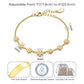 Philip Jones Gold Plated Daisy Bracelet