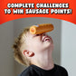 Sausage Roll Party Game: Ladbaby's Ultimate Challenge Game For Kids Teens and Adults | Individual or Team Competition & Silly Challenges | Easy Setup & Quick Play