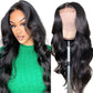 Lace Front Wigs Human Hair Body Wave 4x4 Lace Closure Wigs for Black Women Pre Plucked 150% Density Brazilian Lace Front Closure Wigs Human Hair Natural Black for Black Women 16 Inch