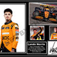 Lando Norris Autographed A4 Print, British F1 Driver, Formula One