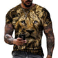 Taamlou Men's Muscle Fitness Short Sleeve Printed Personalized Fashion Sweatshirt Fashionable T-Shirt(TSM00811BD,S)