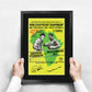 HWC Trading FR A3 George Foreman vs Muhammad Ali Rumble in the Jungle Gifts Printed Signed Autograph Poster for Boxer Memorabilia Fans - A3 Framed