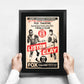 HWC Trading FR A3 Sonny Liston v Muhammad Ali 1964 Bout Gifts Printed Signed Autograph Poster for Boxer Memorabilia Fans - A3 Framed