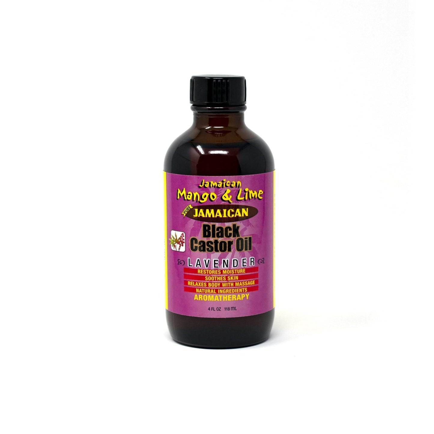 Jamaican Mango & Lime, Black Castor Oil, Lavender, 4 Fl Oz