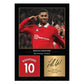 Icons Wall Art Marcus Rashford Signed A4 Printed Photo Picture Display Gift For United Fans Digitally Reproduced Signature Unframed