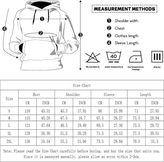 comefohome Mens Hoodies UK Pullover Color Block Sweatshirts Long Sleeve Fleece Hoody Drawstring Casual Designer Tops with Pockets White Navy L