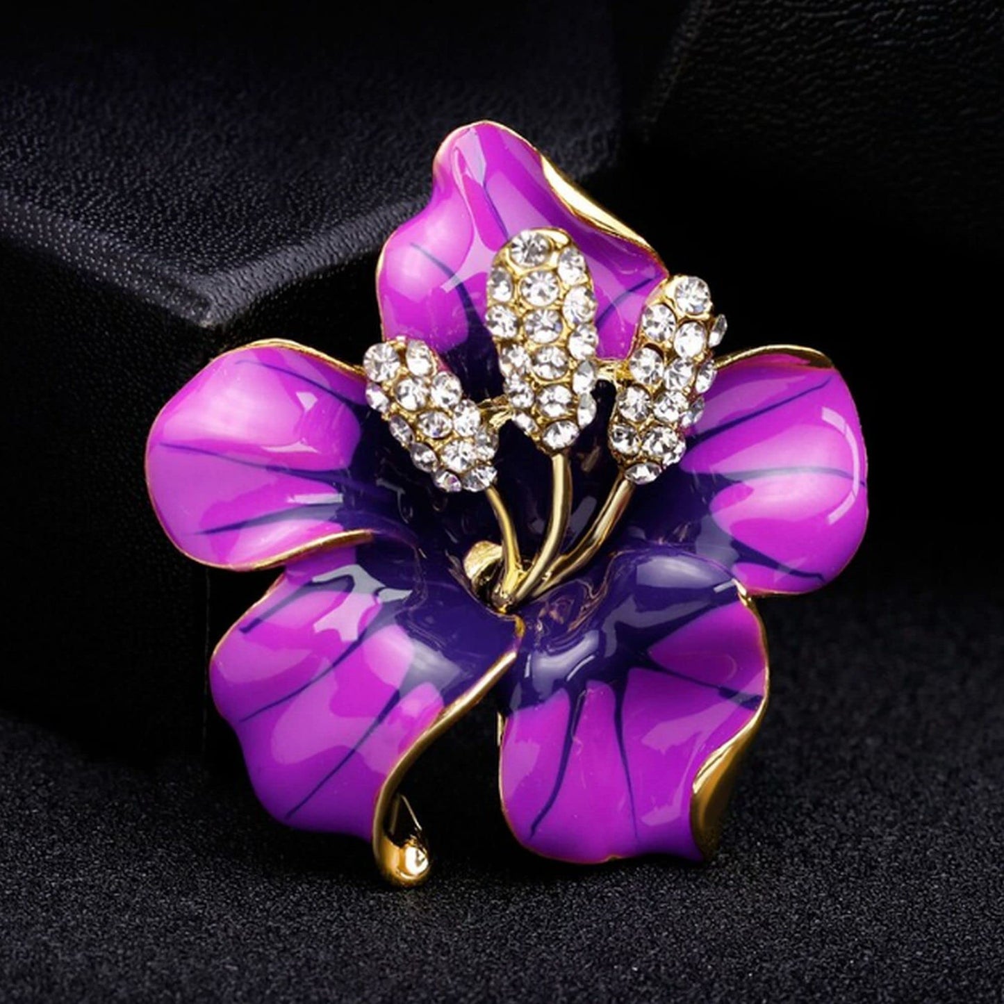 GFM® Flower Brooch - Birthday Valentine's Day, Mothers day, Poppy Day , Remembrance Day, Christmas (Brch-PPY)