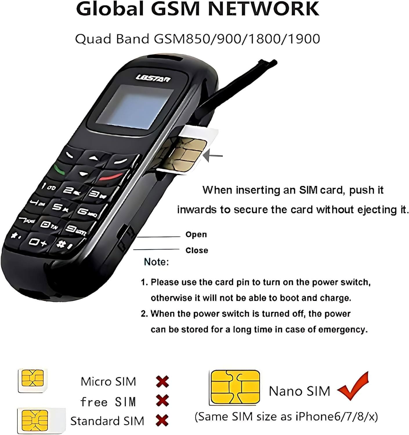 Hipipooo Mini Smallest Mobile Phone BM70,Mini Wireless Dialer,Bluetooth Tiny Headset