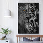 Lion Posters Inspirational Poster Decorative Paintings Canvas Wall Posters African Black Black and White Lion Animal Picture Bedroom Decor Posters 12x18inch(30x45cm)