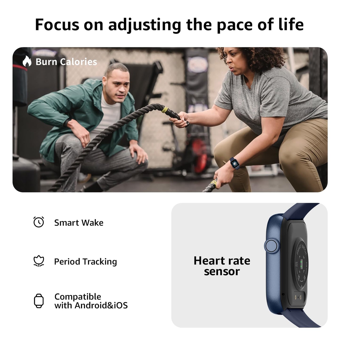 Smart Watch for Men Women Answer/Make Call,1.85" Smartwatch,Fitness Tracker Watch with Heart Rate Blood Pressure Sleep Monitor,140+Sports,IP68 Waterproof Step Counter Watch Compatible with Android IOS