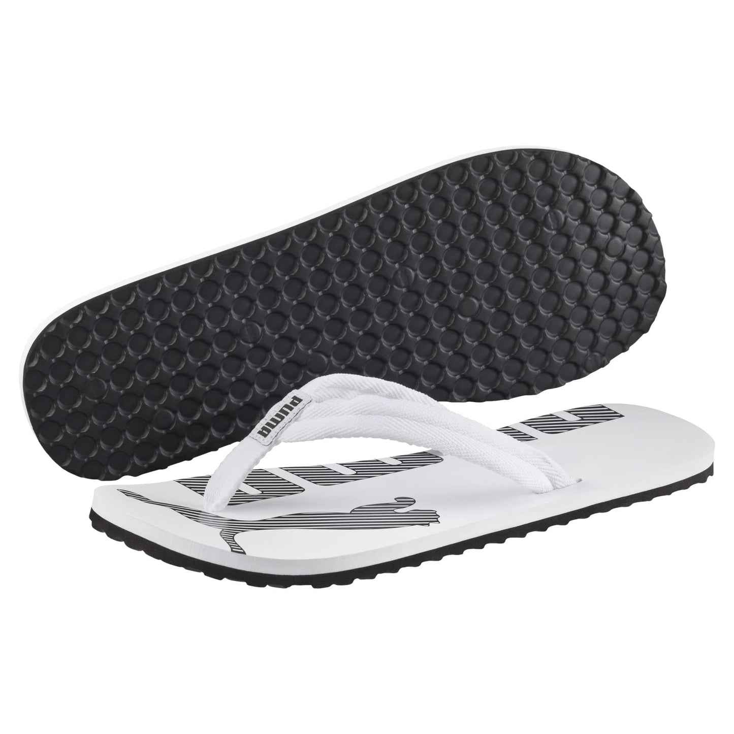 PUMA Unisex Epic V2 Flip Flop, White Black, 9 UK