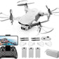 4DRC V9 Mini Drone for Kids with 720P HD FPV Camera, Foldable RC Quarcopter for Boys Girls with Altitude Hold, Headless Mode, One Key Start, Tap Fly, Speed Adjustment, 3D Flips, 2 Modular Batteries