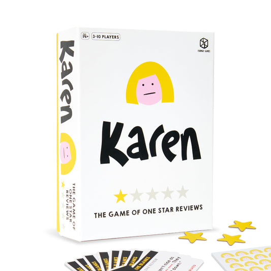 Karen Board Game: The Hilarious Game Based on Real One Star Reviews | For Teens Age 14+ and Adults.