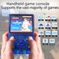 R36S 64GB Handheld Retro Gaming Console, Built-in over 20000+ Classic Games, Linux System with 3.5" HD MIPI IPS Screen,3500mAh Portable Gaming & Entertainment Device (Blue, 128GB)