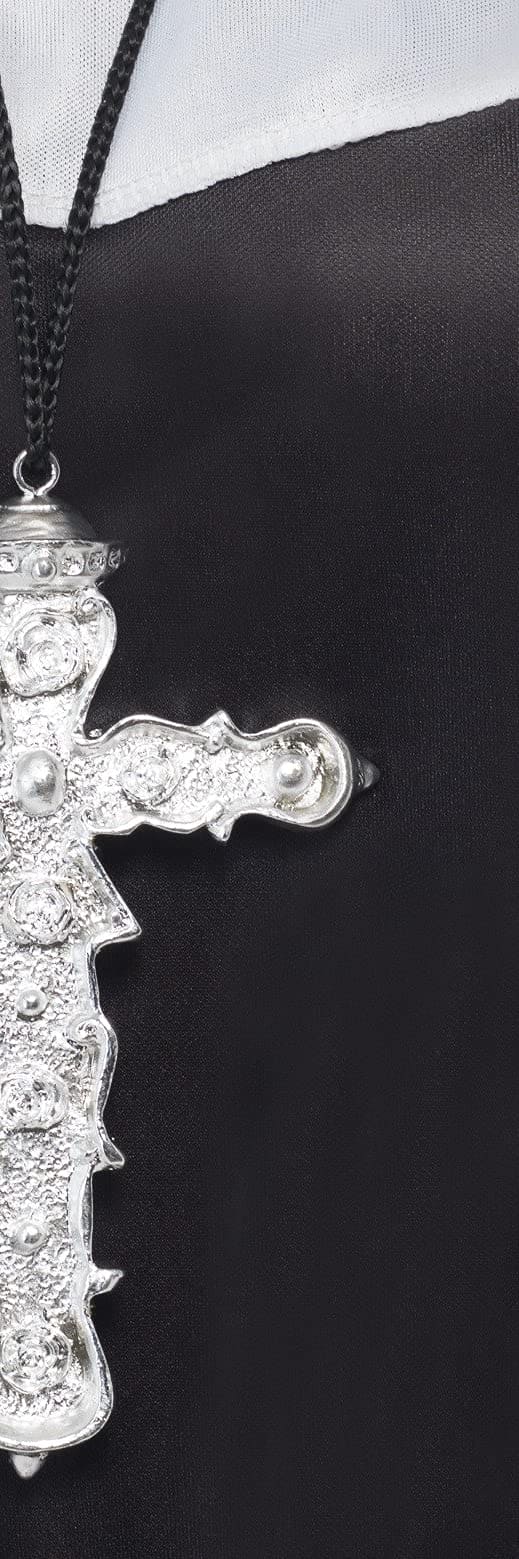 Ornate Cross Pendant Silver