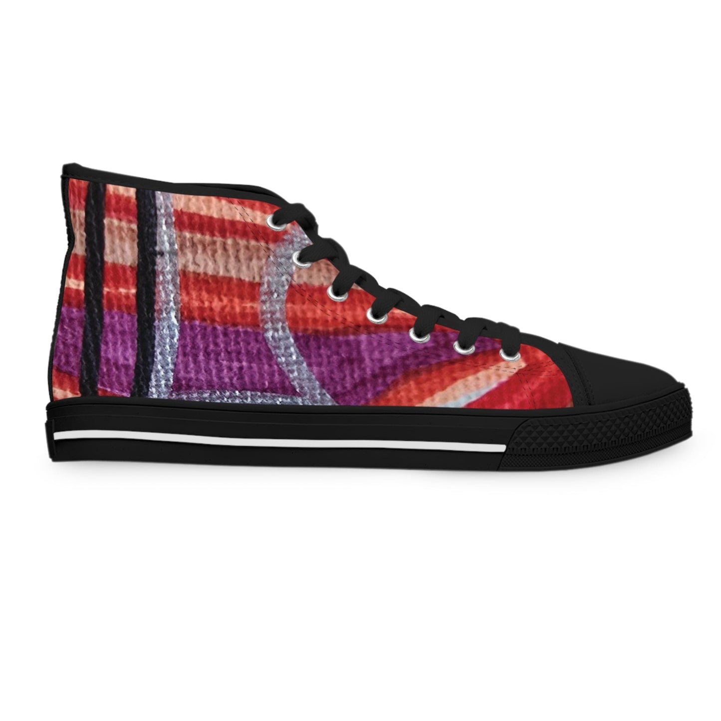 Meraki print design Women's High Top Sneakers