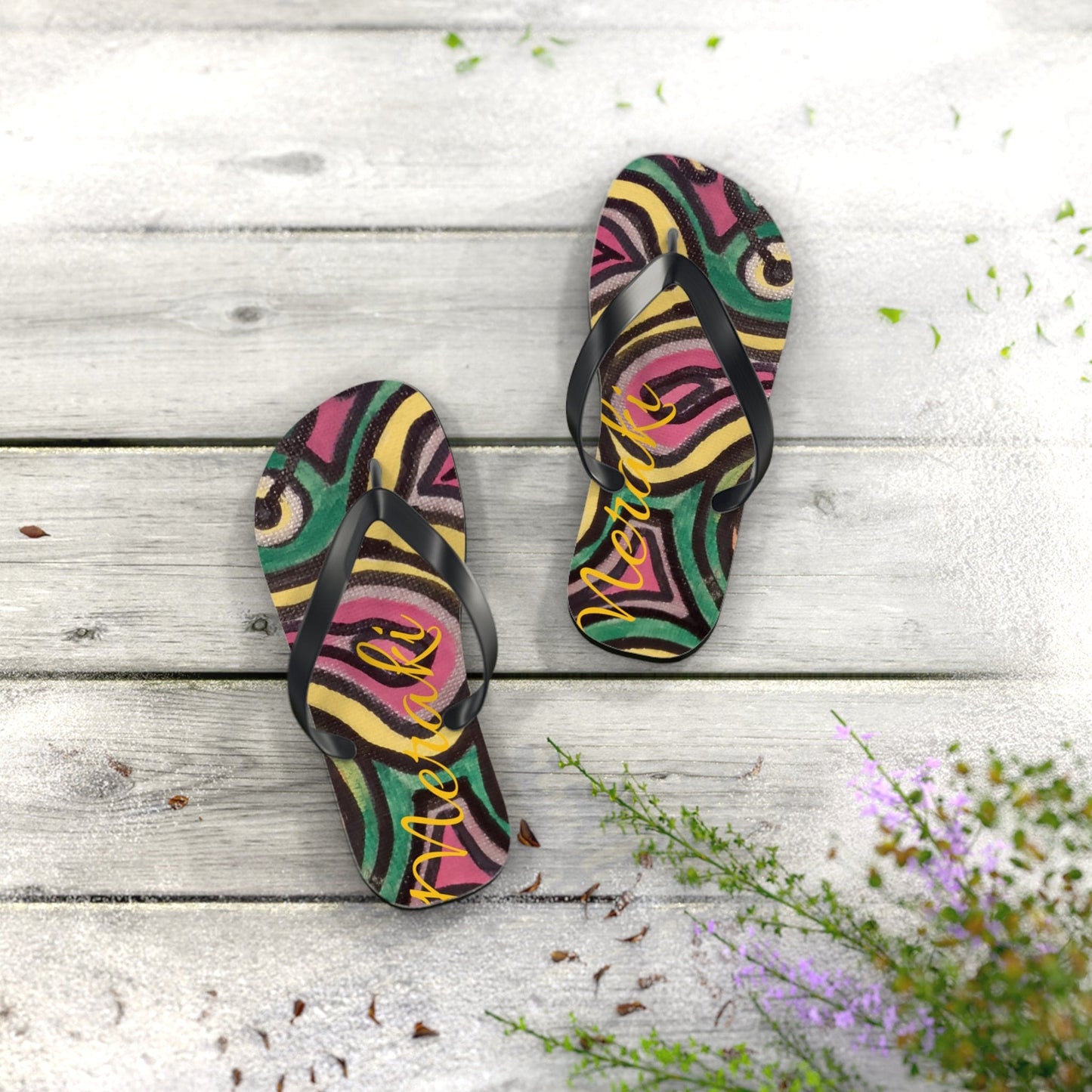 Meraki Flip Flops design