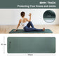 Strongtek Extra Thick Yoga Mat, 8mm, Sustainable TPE Yoga Mat for Women and Men, Double-Sided Non-Slip Gymnastics Mat, Fitness Mat with Carrying Strap for Pilates and Floor Exercises