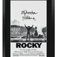 HWC Trading A3 FR Rocky Movie Poster Sylvester Stallone Signed Gift FRAMED A3 Printed Autograph Film Gifts Print Photo Picture Display