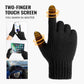 Ymomode Winter Gloves for Men - Women Upgraded Touch Screen Cold Weather Thermal Warm Knit Glove for Running Driving Hiking