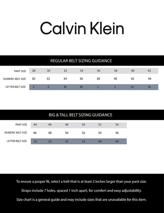 Calvin Klein Casual Military Buckle-Adjustable Web Belts-1 Pack and 3 Pack Options, Double Black, Large (38-40)