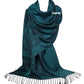 GFM® Pashmina Style Scarf-Peacock Feathers-Peacock Green Blue-(DRV)(HD)(PCKPASH-P3-PCKKL)