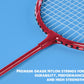 FK Sports 4 Player Badminton Rackets set, Garden Beach Outdoor Kids Adults Family Game, With Net Shuttlecocks Carry bag