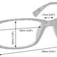 The Reading Glasses Company Grey Readers Designer Style Mens Womens R92-7 +2.50