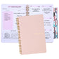 To Do List Notebook, A5 Weekly Planner Undated, Planning Pad Checklist Productivity Organizer 52 Pages for Students, Work, Fitness(Pink)