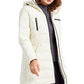 Orolay Women's Hooded Down Jacket Mid-Length Outwear Coat Cannoli Cream M