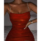 Sexy Sleeveless Dress for Club Night Women Sexy Sequins Wrap Sling Mini Dress Solid Open Back Club Party Short Dress