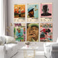 BBLKDZTX Tyler The Creator Poster (Set of 6) Album Cover Posters Music Canvas Posters For Bedroom Aesthetic Wall Art Posters & Prints 08x12inch(20x30cm) Style