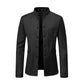 Mens Blazer Jacket Plain Button Down Chinese Collar Grandad Suit Jacket Slim Fit Solid Suits Blazers Casual Smart Black Coats UK Sale Clearance Plus Size M-5XL