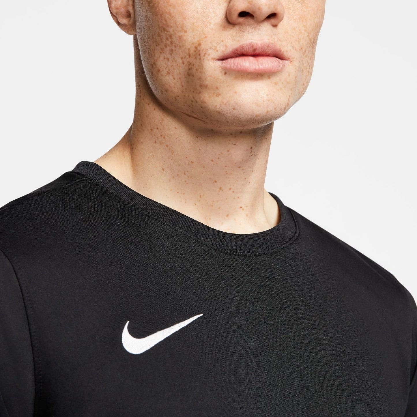 NIKE Mens Dri-fit Park 7 Jby T-Shirt, Black/White, L EU