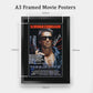 HWC Trading A3 FR Terminator Movie Poster Arnold Schwarzenegger Signed Gift FRAMED A3 Printed Autograph Film Gifts Print Photo Picture Display