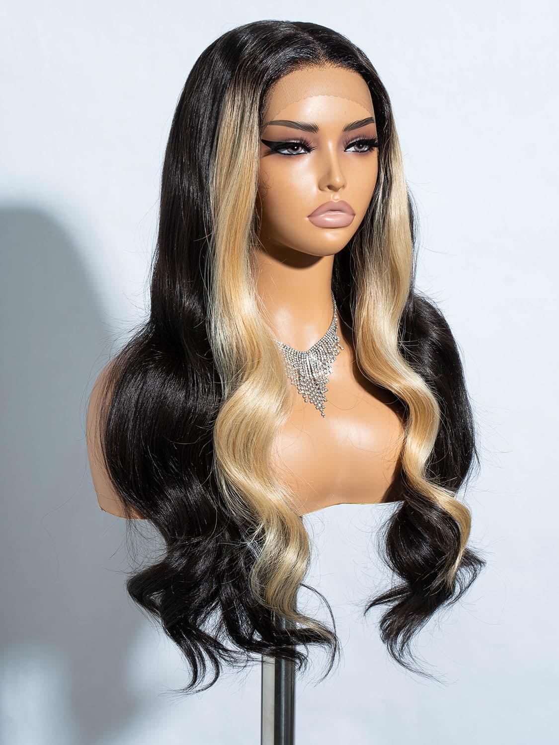 Joedir 13×4 Synthetic Lace Front Wig Free Parting Lace Frontal Wigs With Baby Hair Pre Plucked Synthetic Body Wave wig Glueless Lace Front Wigs for Women