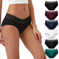 INNERSY Womens Pants Underwear Cotton Knickers Multipack Ladies Lace Hipster Panties 6 Pack (14, Popular Multicolour)