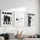 Pixel DemonMG Hypebeast Wall Art Black Sport Logo Set Of 3 Wall Art Posters A3